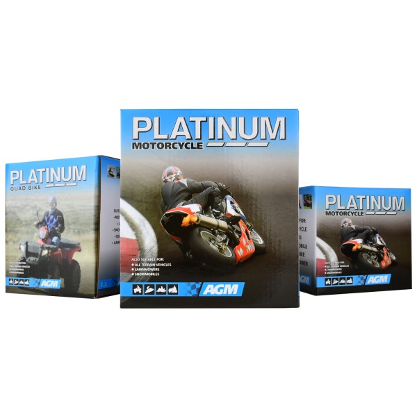 Platinum CTMX14-BS AGM Motorcycle Battery