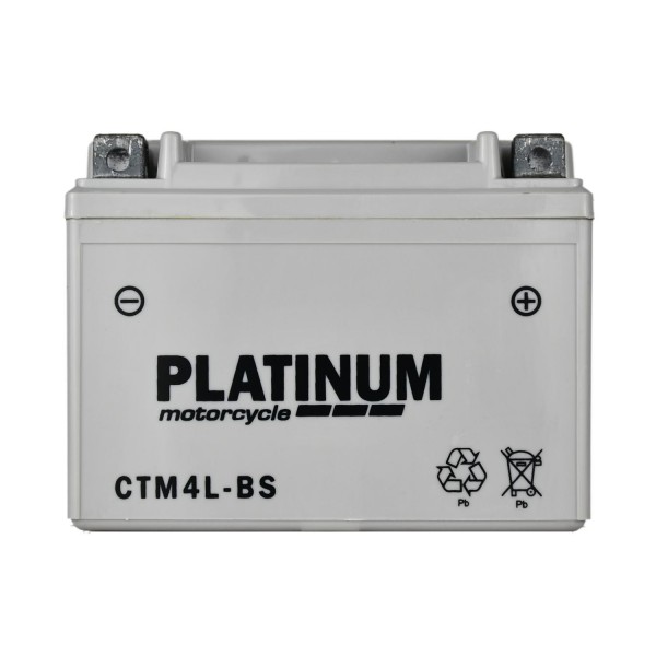 Platinum CTM4L-BS Motorcycle Battery