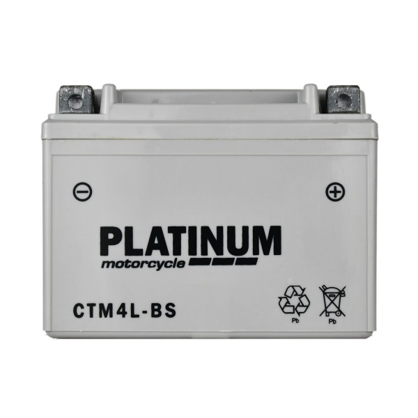 Platinum CTM4L-BS AGM Motorcycle Battery