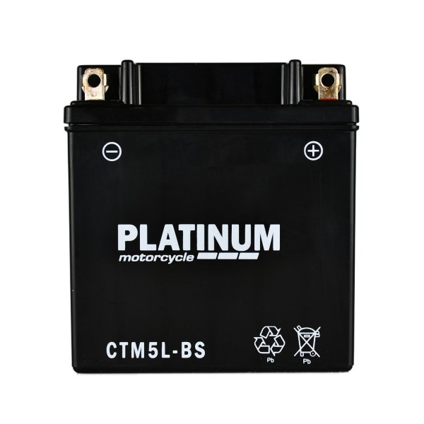 Platinum CTM5L-BS Motorcycle Battery