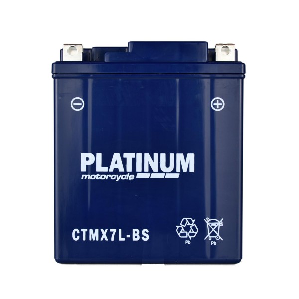 Platinum CTMX7L-BS Motorcycle Battery