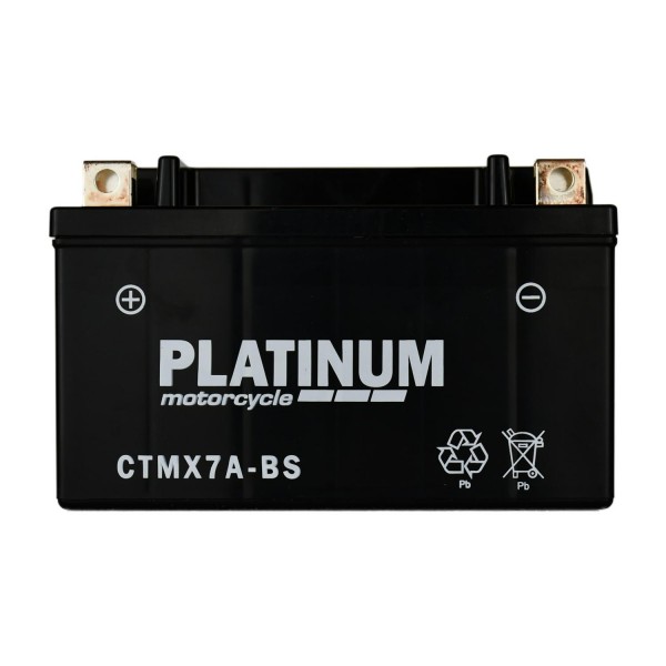 Platinum CTMX7A-BS Motorcycle Battery