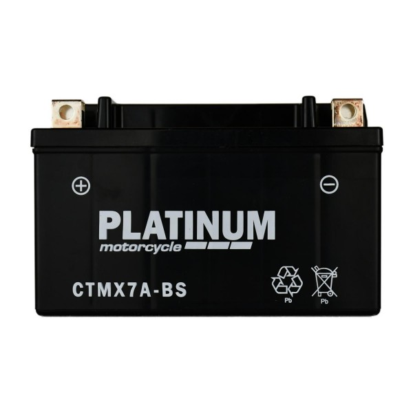 Platinum CTMX7A-BS AGM Motorcycle Battery