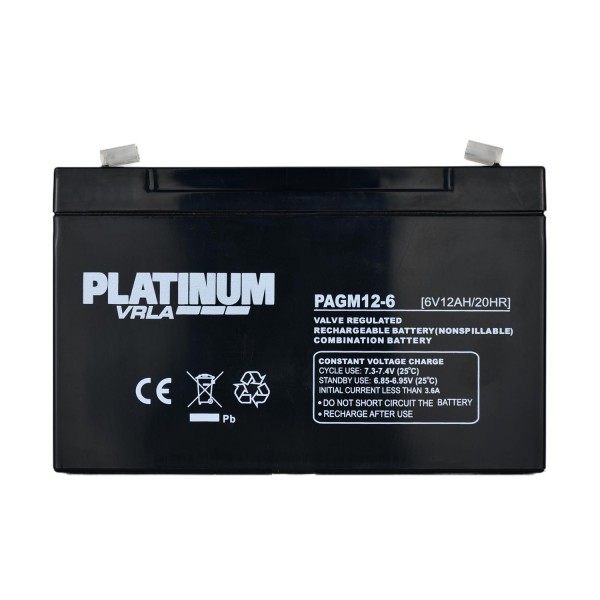 Platinum PAGM12-6 1yr Vrla Series