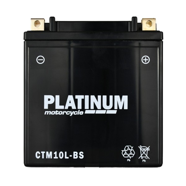 Platinum CTM10L-BS AGM Motorcycle Battery