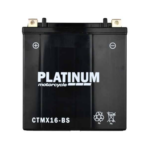 Platinum CTMX16-BS AGM Motorcycle Battery