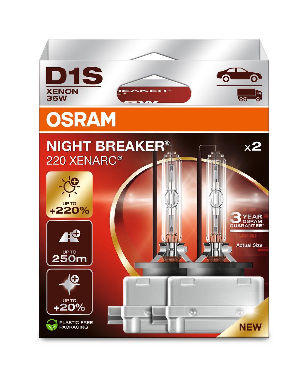 Osram 66140XN2-2HB Bulb, front fog light / Bulb, headlight / Bulb, spotlight