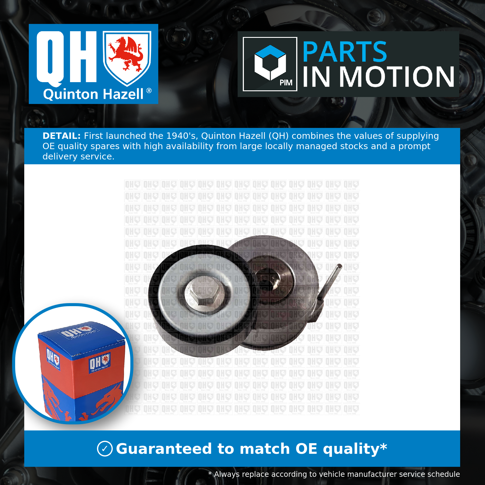 Quinton Hazell Aux Belt Tensioner QTA1661 [PM2373033]