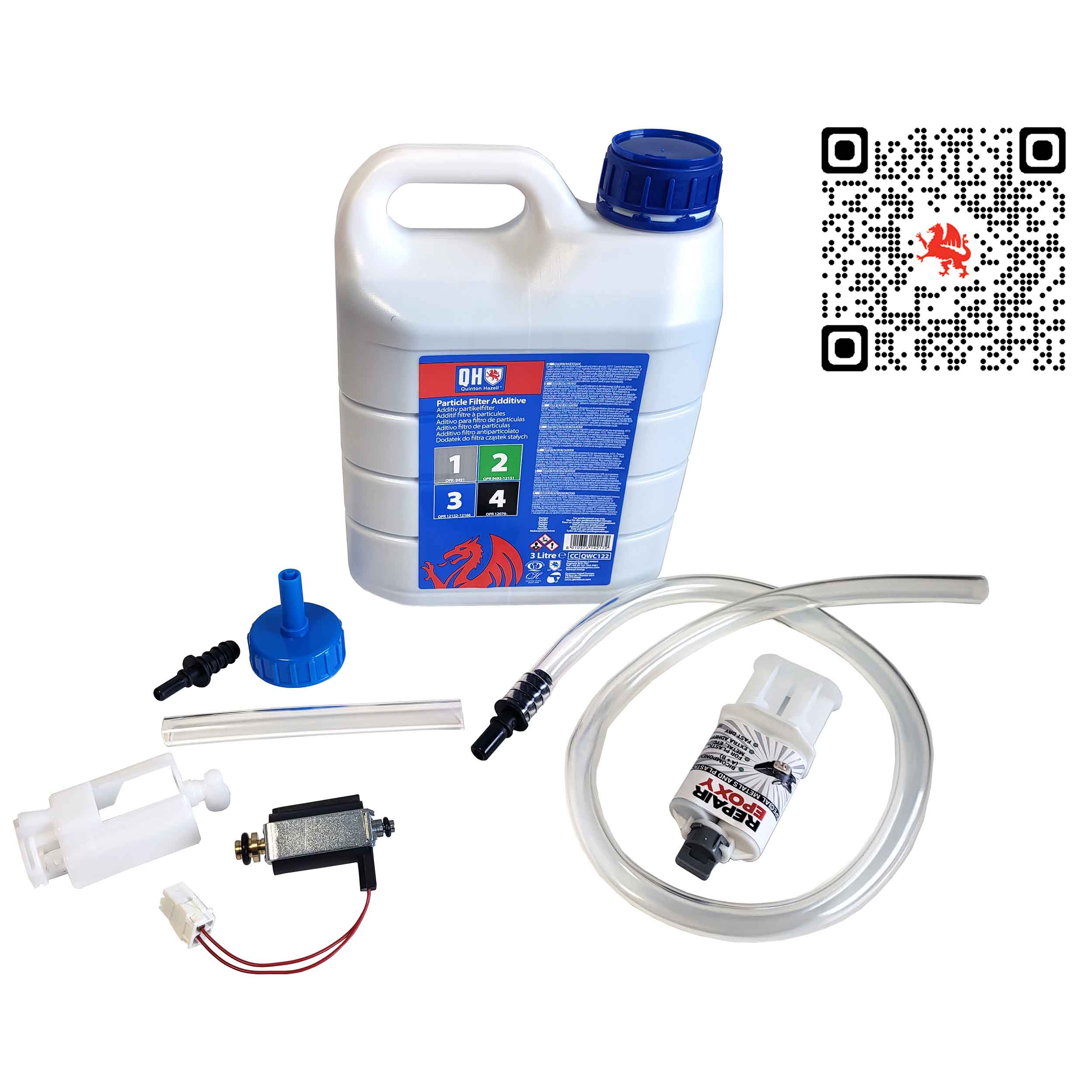 Quinton Hazell QWC308 Tank unit, additive (soot/particulate filter regeneration)