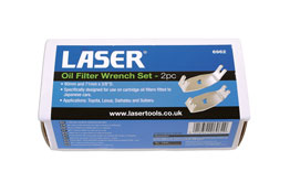 Laser 6962 Oil Filter Wrench Set 2pc