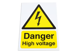 Laser 6642 Danger High Voltage Sign