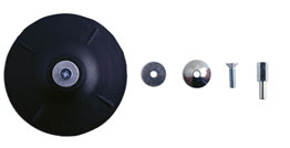 Laser 0348 Rubber Backing Pad 5inch/125mm Diameter