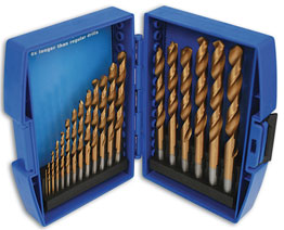 Laser 4004 Drill Set - Titanium Coated 19pc