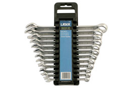 Laser 1798 Spanner Set - Combination Mm 12pc