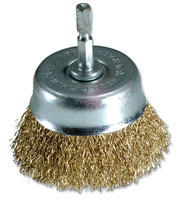 Laser 3147 Cup Brush With Quick Chuck End - 75mm