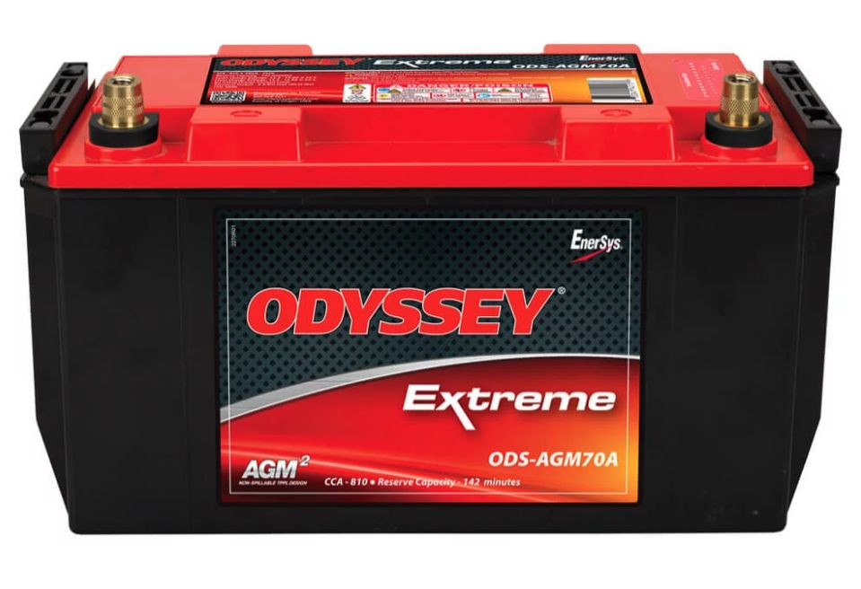 PC1700T ODYSSEY Battery 12V 1550 Cranking Amps (ODS-AGM70A)