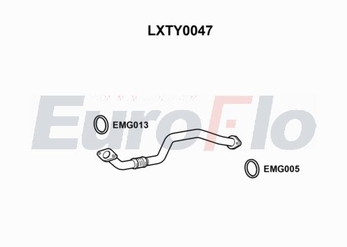 EuroFlo LXTY0047 Silencer Insert, rear muffler