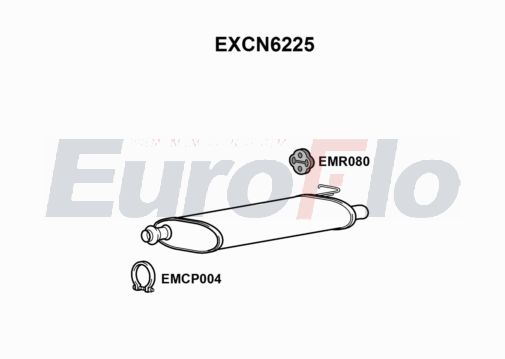 EuroFlo EXCN6225 Silencer Insert, rear muffler