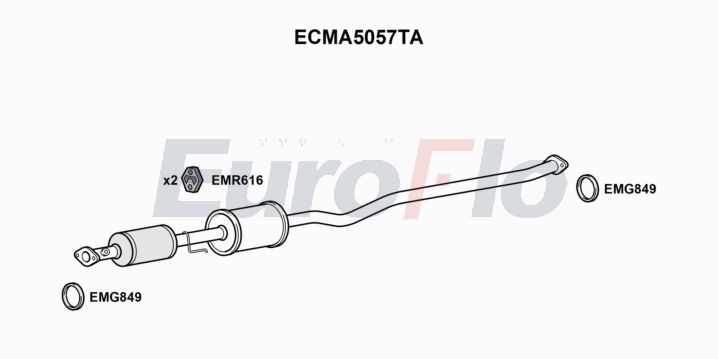 EuroFlo ECMA5057TA