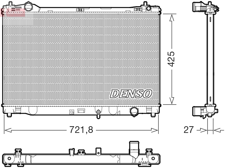 Denso DRM50153 Radiator
