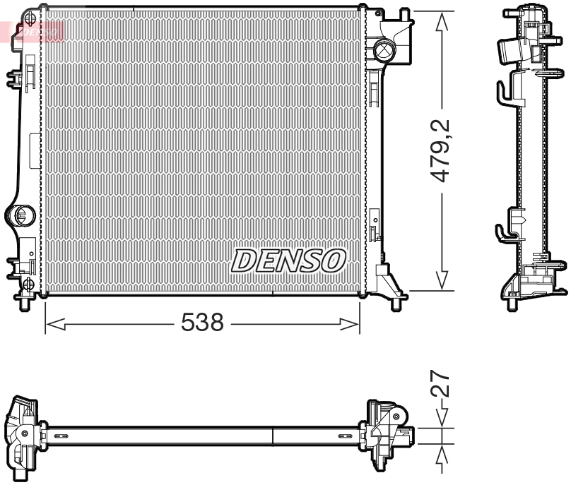 Denso DRM46080 Radiator