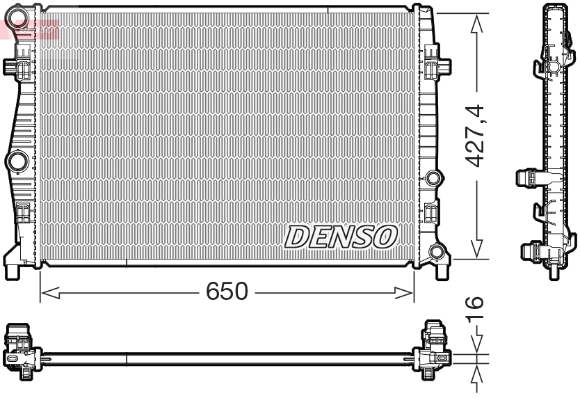 Denso DRM32060 Radiator