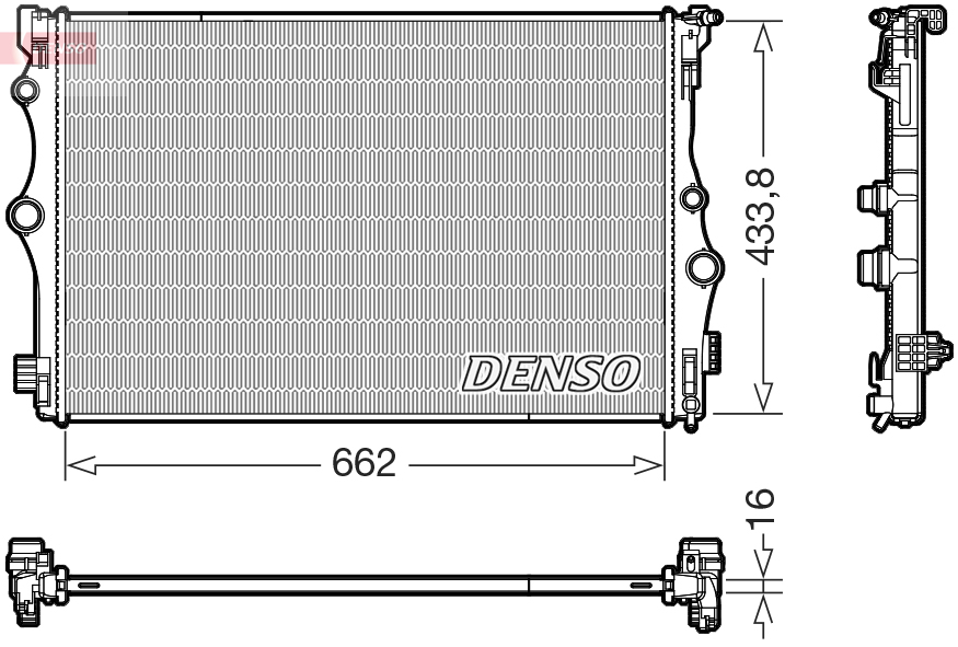 Denso DRM17098 Radiator