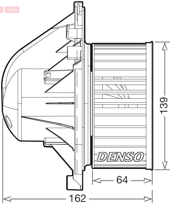 Denso DEA05011 Interior Blower Motor