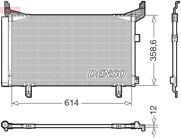 Denso DCN36007 Air Con Condenser