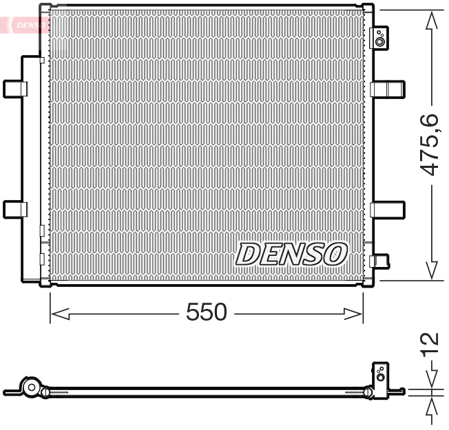 Denso DCN32073 Air Con Condenser