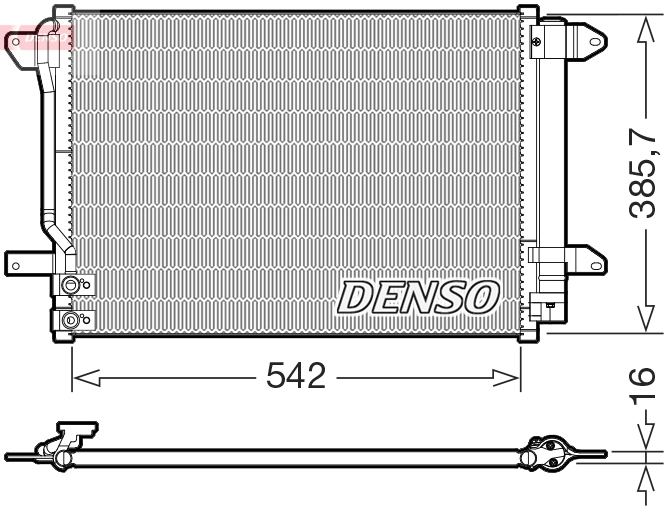 Denso DCN32072 Air Con Condenser