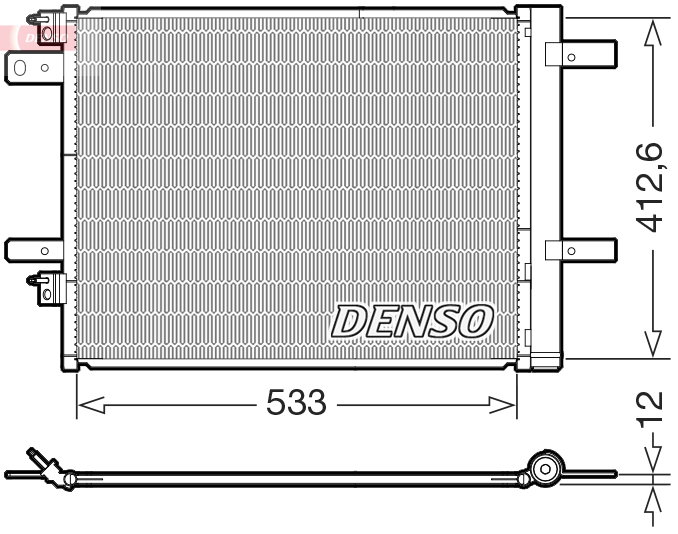 Denso DCN21036 Air Con Condenser