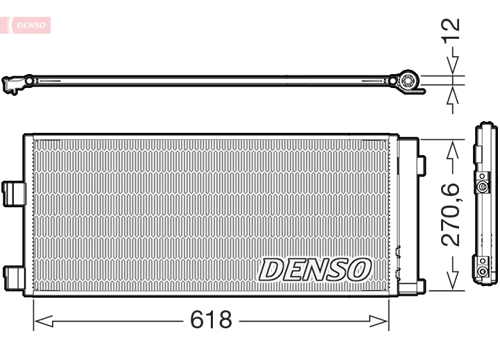 Denso DCN20052 Air Con Condenser