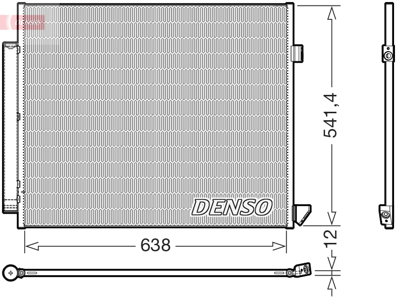 Denso DCN17066 Air Con Condenser