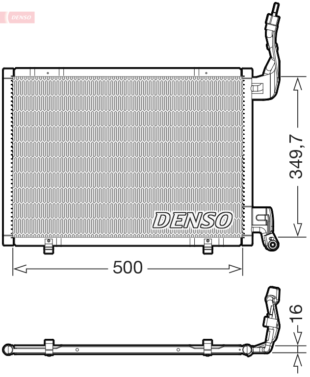 Denso DCN10064 Air Con Condenser