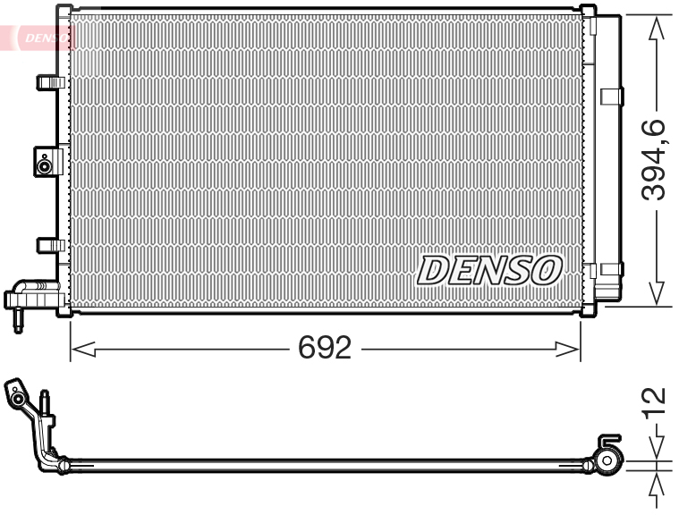 Denso DCN10063 Air Con Condenser