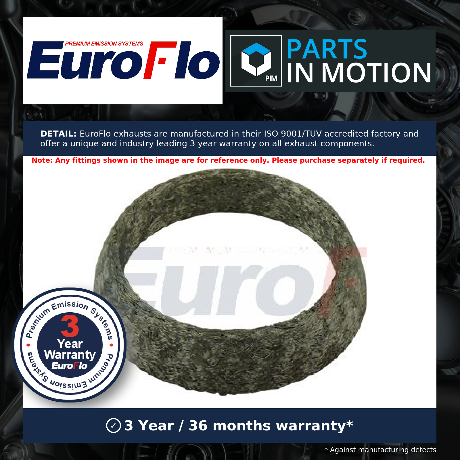 EuroFlo Exhaust Gasket EMG237 [PM1692037]