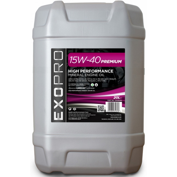 ExoPro U202D20L Engine Oil 20L