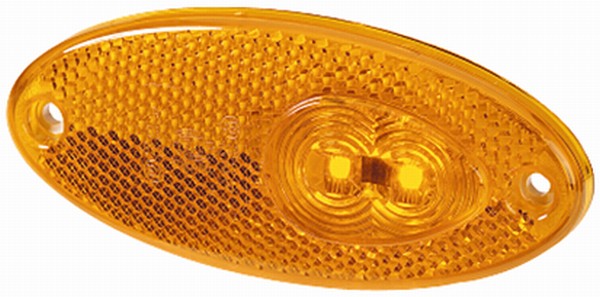 Hella 2PS964295-057 Side Mkr Led Amber - Oval 24v