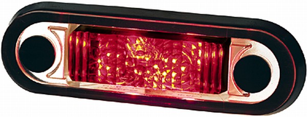 Hella 2XA959790-407 Led Mkr Lamp Red Flush 12/24v