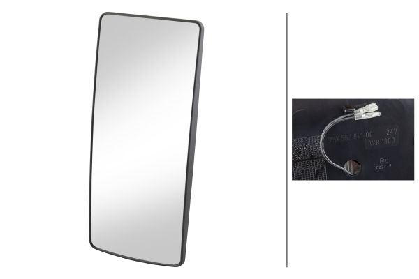 Hella 9MX562841-002 Heated Mirror Glass