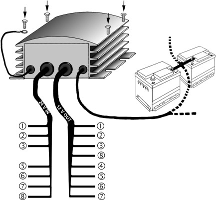 Hella 5DS008125-001 Trailer Connect 24v To 12v