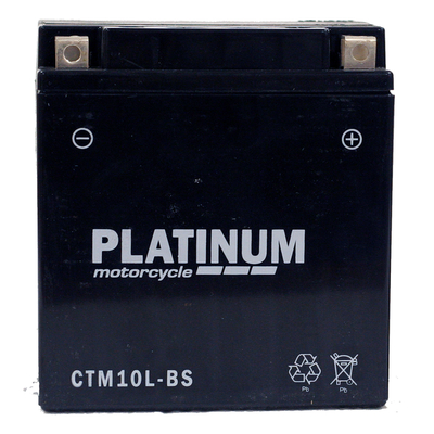 Platinum CTM10L-BS AGM Motorcycle Battery