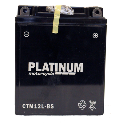 Platinum CTM12L-BS AGM Motorcycle Battery