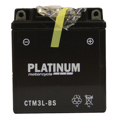 Platinum CTM3L-BS AGM Motorcycle Battery