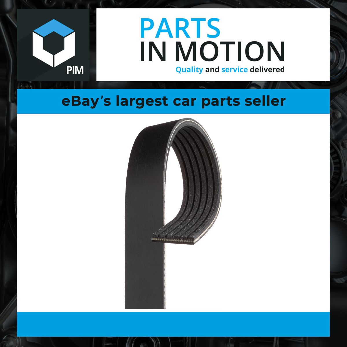 Gates 6 Rib Multi V Drive Belt 6PK1183 [PM155641]