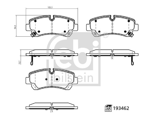 Febi 193462 Brake Pads Set