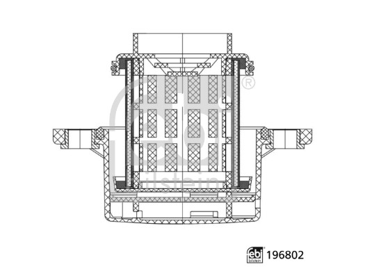Febi 196802 Air Filter, retarder