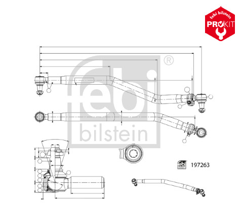 Febi 197263 Centre Rod Assembly