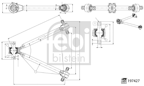 Febi 197427 Wishbone / Suspension Arm